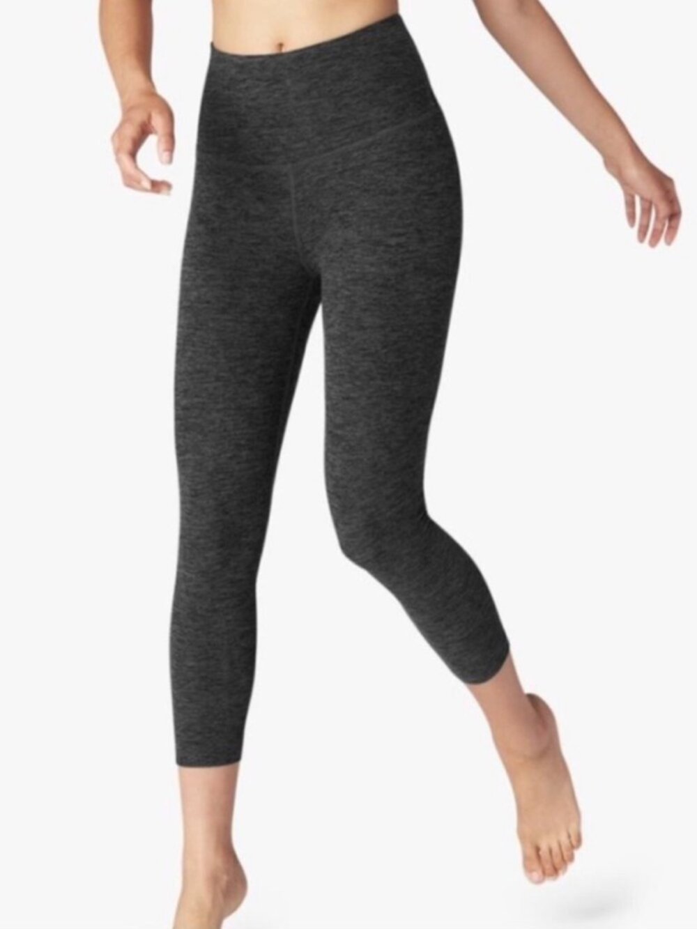 Beyond Yoga Women's Medium Spacedye Walk and Talk High Waisted Capri Legging